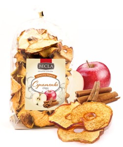 Cynamonki - Naturalne Chipsy Jabłkowe z Cynamonem